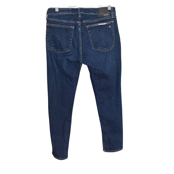 Rag & Bone Womens Dark Wash Straight Leg Jeans Size 28 - Picture 5 of 9